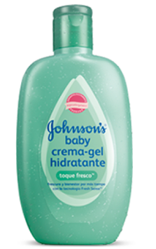 JOHNSON’S® baby crema gel hidratante toque fresco