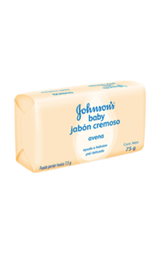 JOHNSON’S® baby jabón cremoso en barra con avena natural